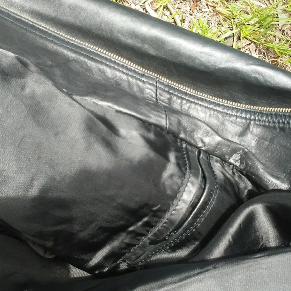 NWOT MEN'S ITALIAN LEATHER ZIP - Picture 5 of 8